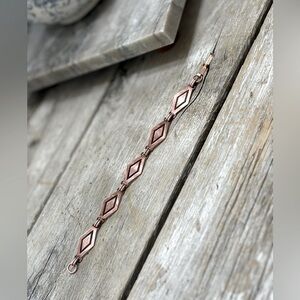 Vintage Copper Link Bracelet. Therapeutic Southwest | Aztec | Unisex 8” | EUC